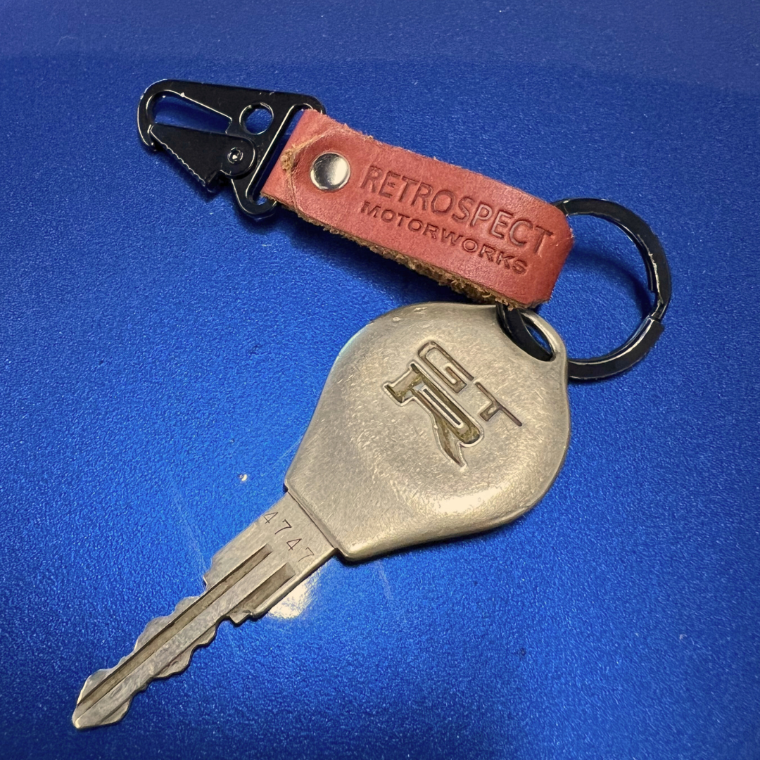 Retrospect Motorworks Leather Keychain