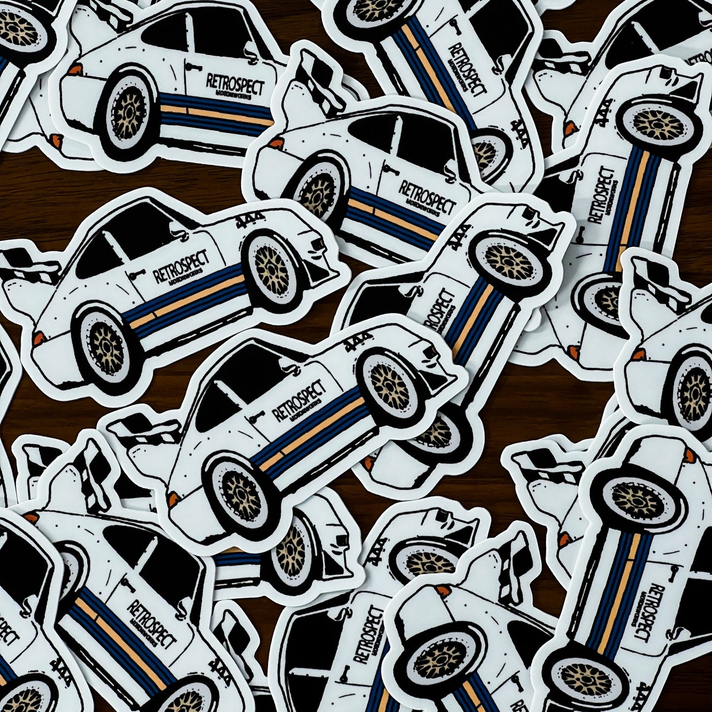 Porsche GT2 Evo Race Car Sticker