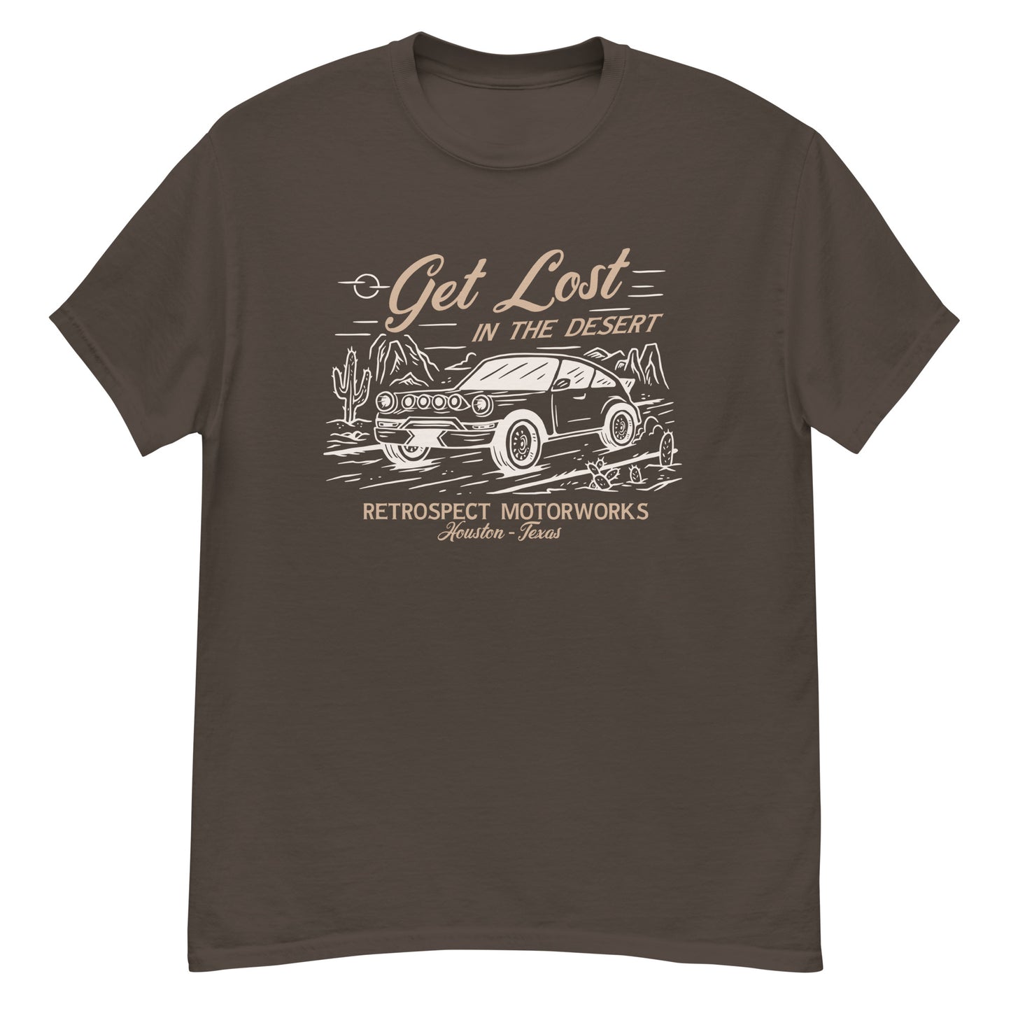 Brown Desert Safari Porsche Tee