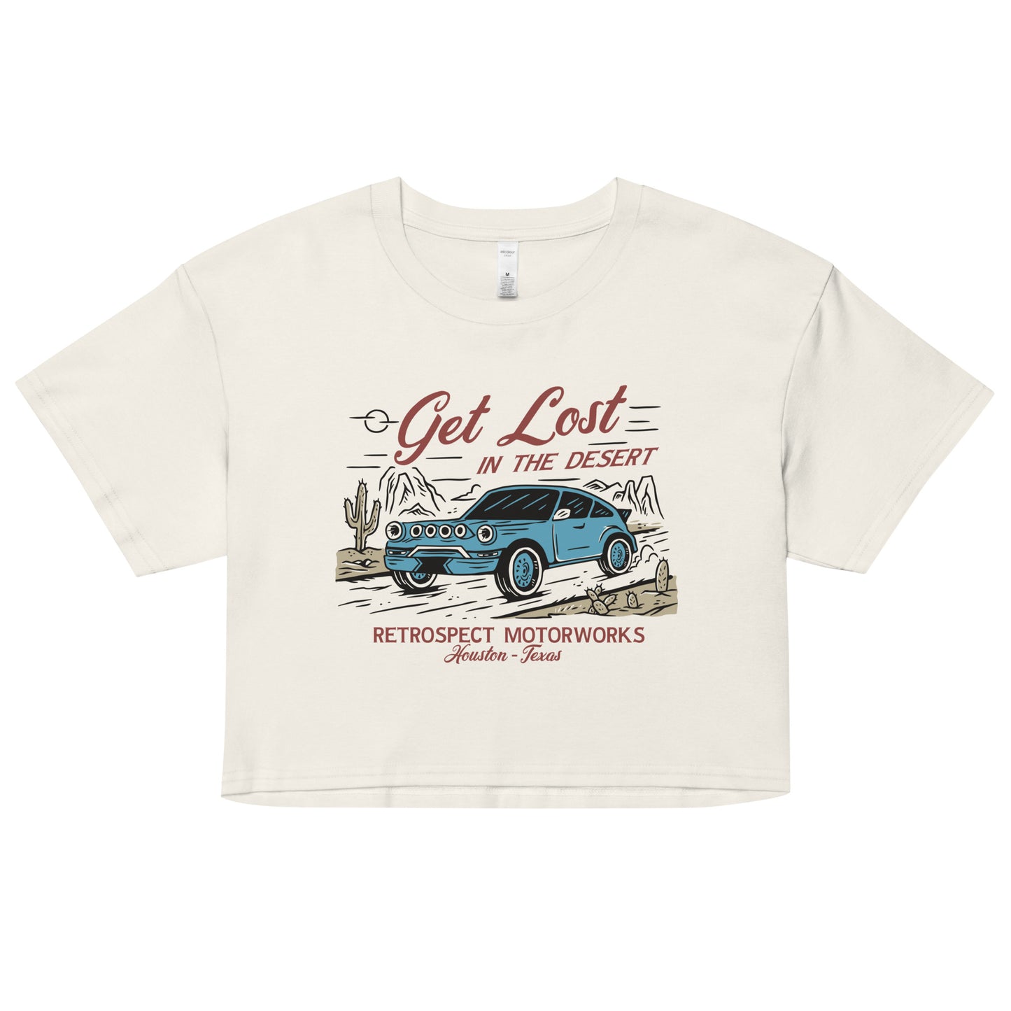 Dusty Safari Porsche Women’s crop top