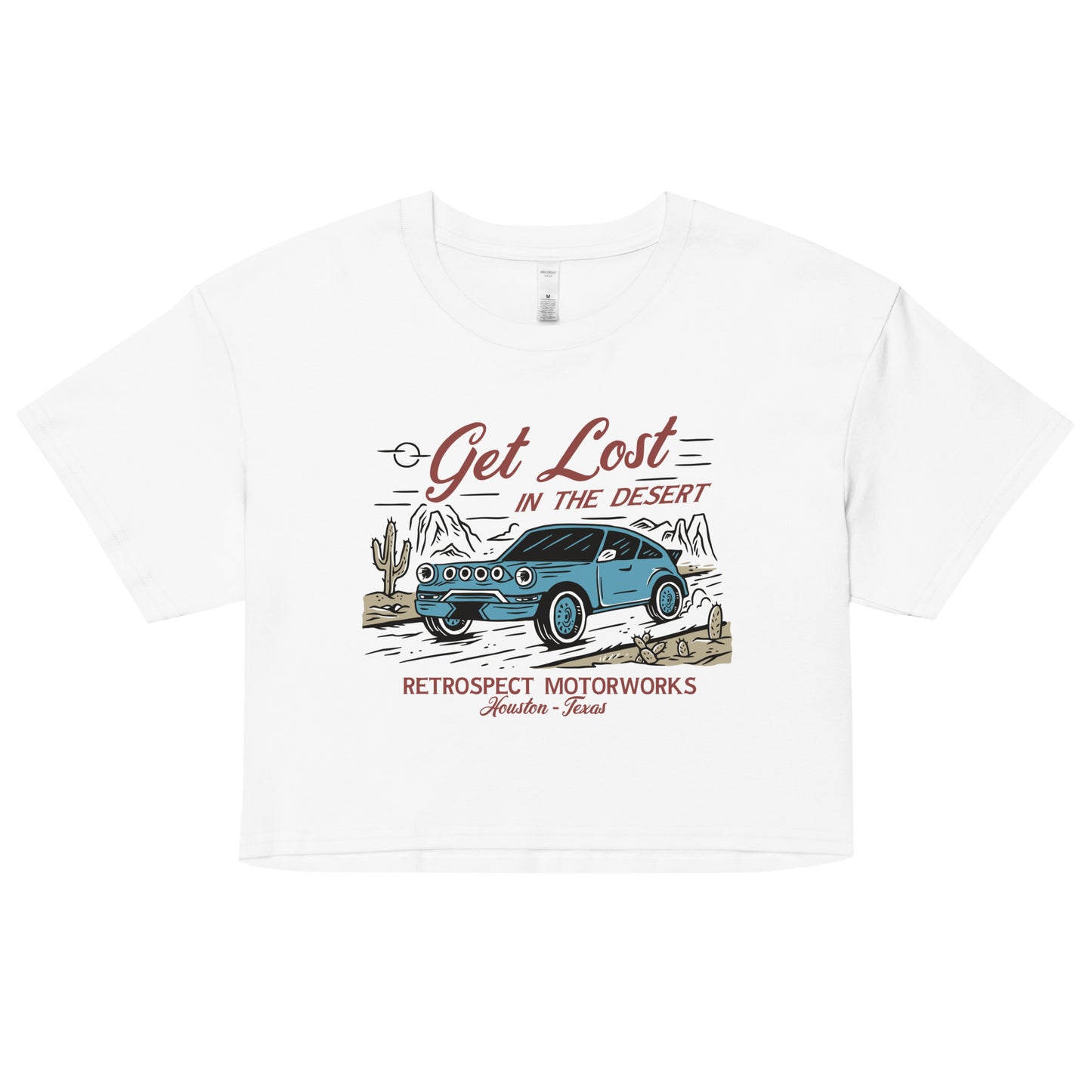 Dusty Safari Porsche Women’s crop top