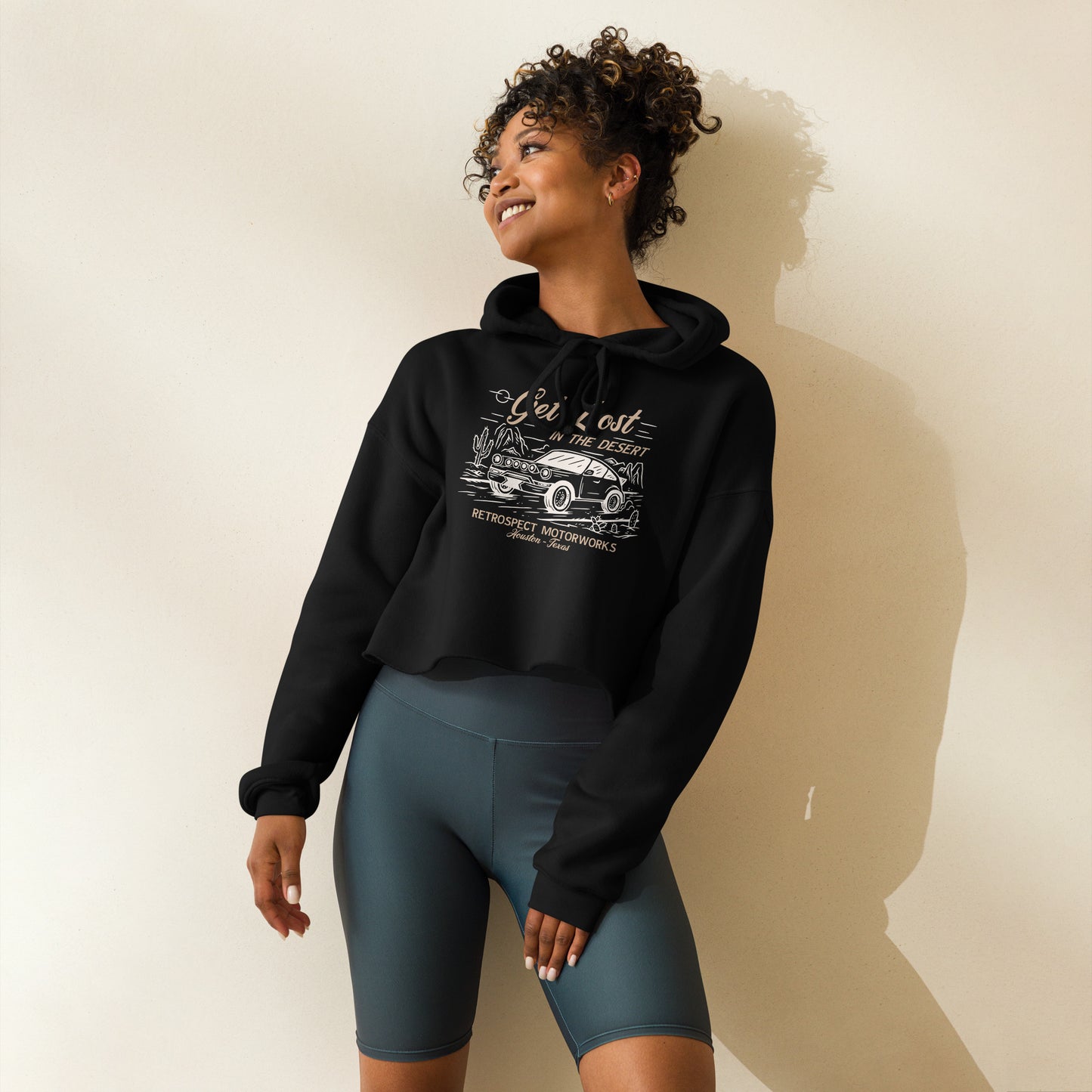 Safari Porsche Crop Hoodie