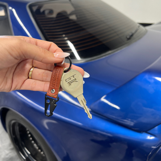 Retrospect Motorworks Leather Keychain