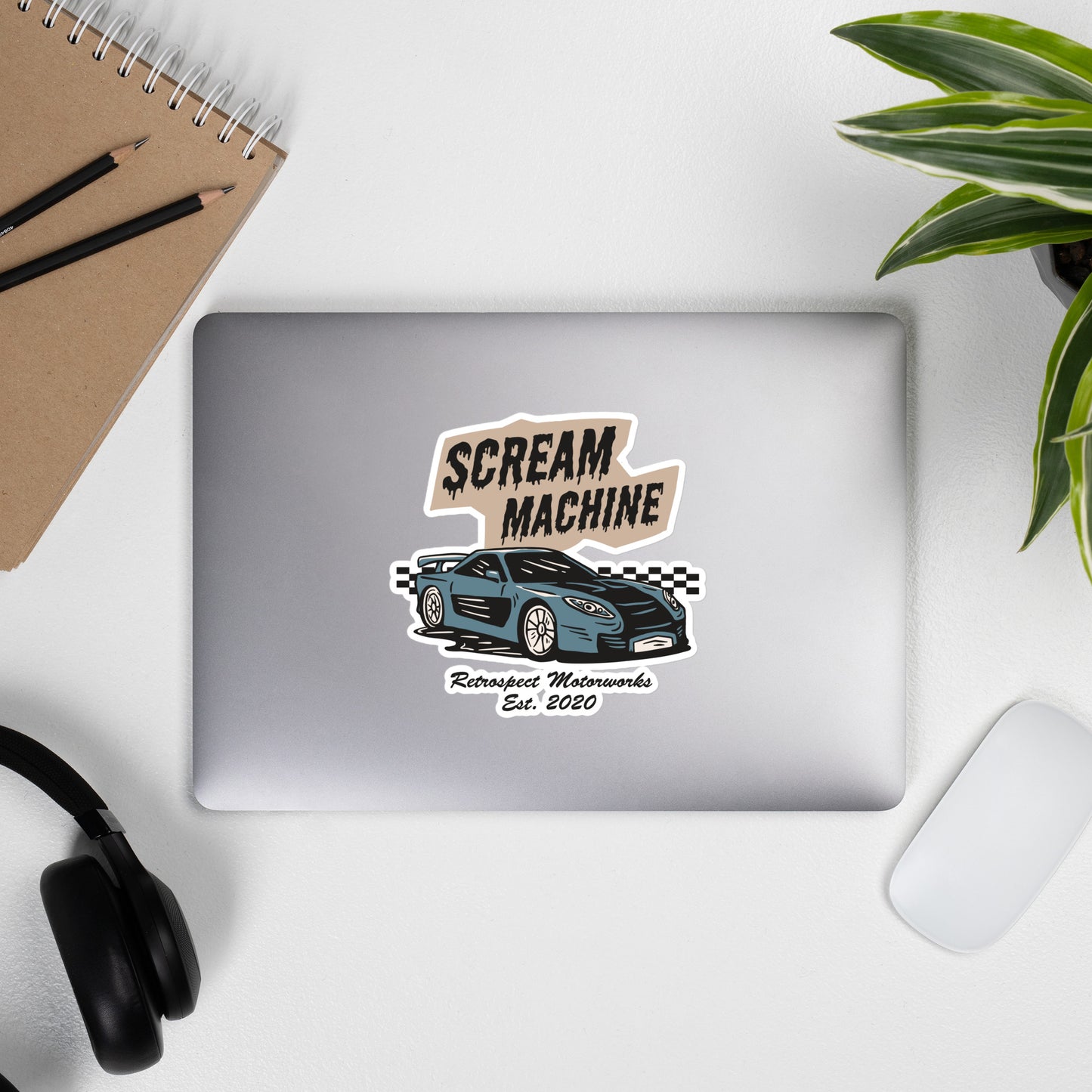 Scream Machine Vinyl Sticker